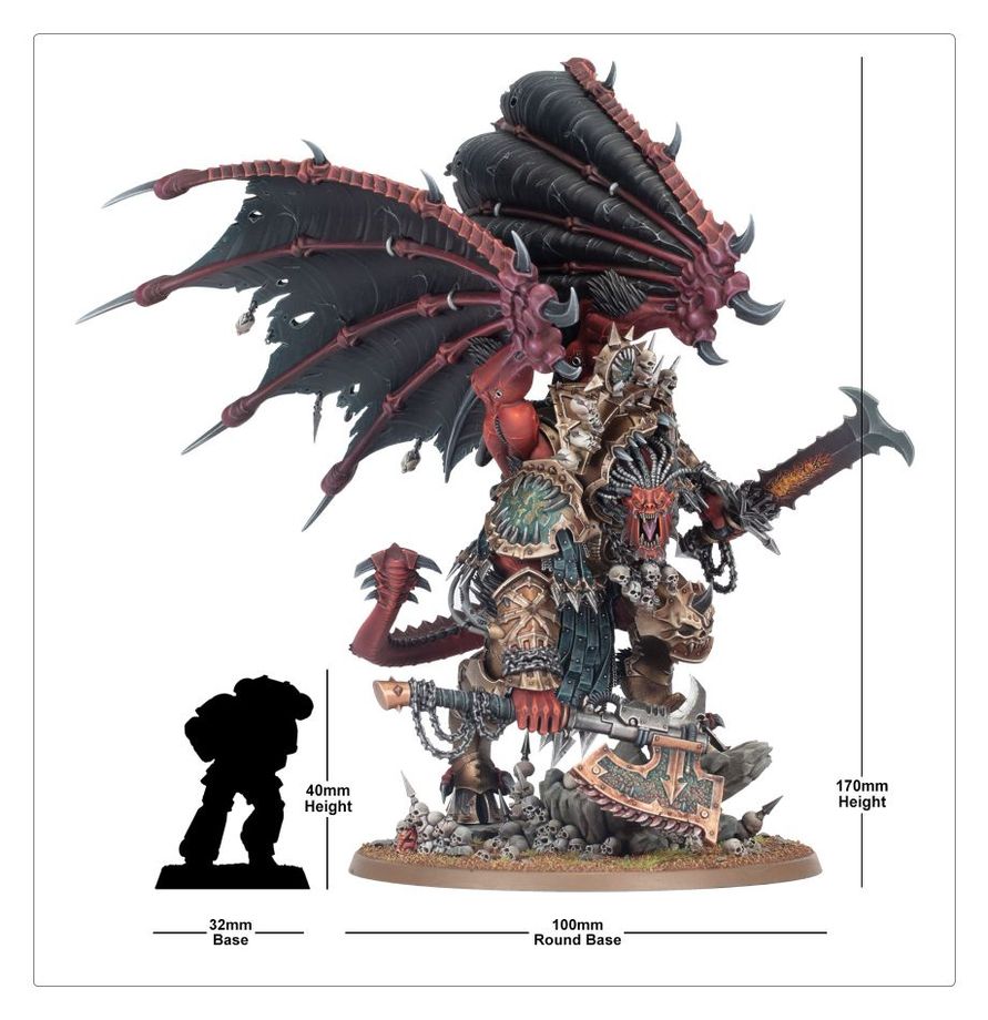 Warhammer 40k: World Eaters - Angron – Daemon Primarch of Khorne