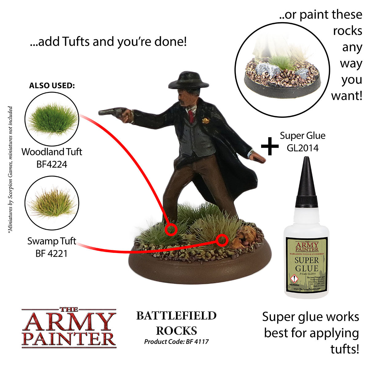 The Army Painter Battlefield Rocks BF4117P