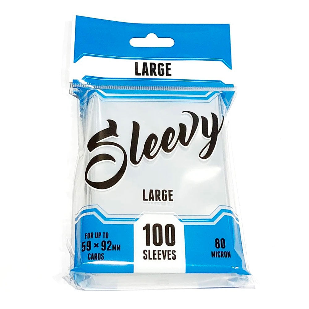 Sleevy LARGE - Clear (100 sleeves for 59x92 mm cards)