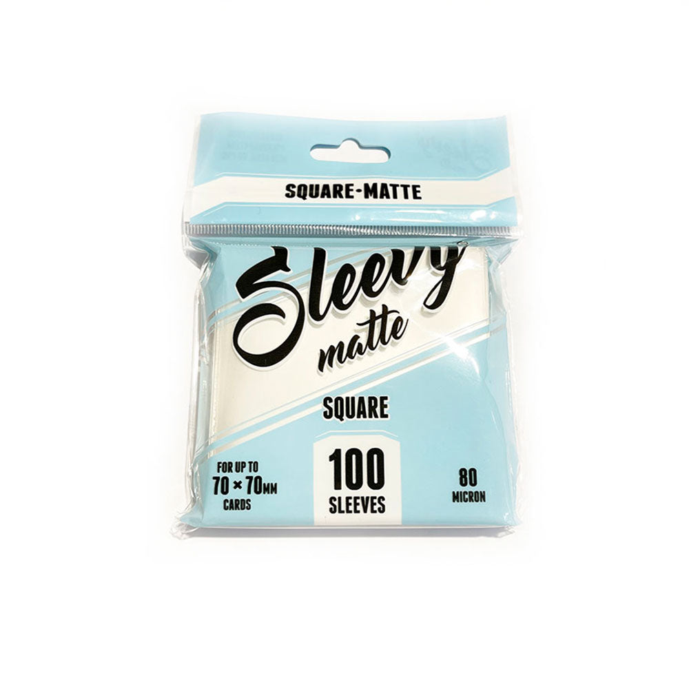 Sleevy SQUARE - matte (100 sleeves for 70x70 mm cards)