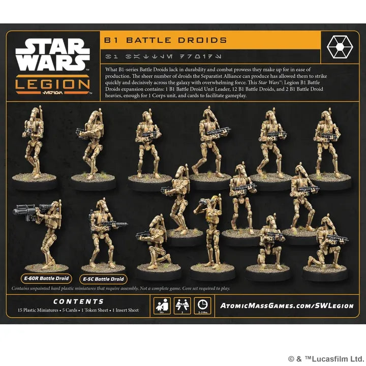 Star Wars Legion B1 Battle Droids