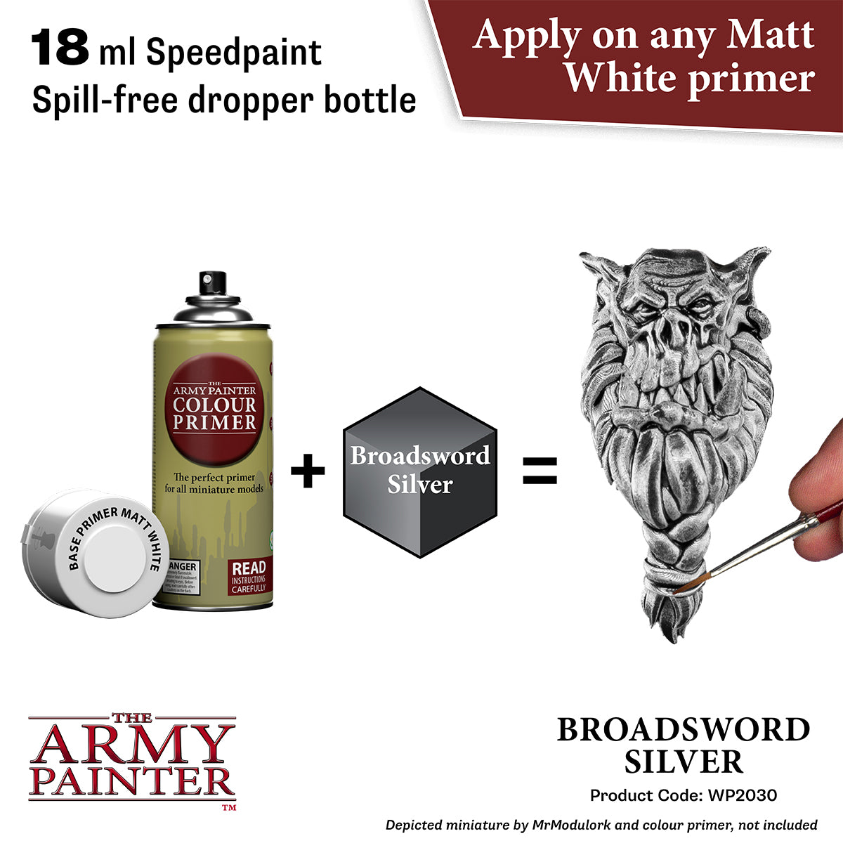 The Army Painter Speedpaint: Broadsword Silver WP2030