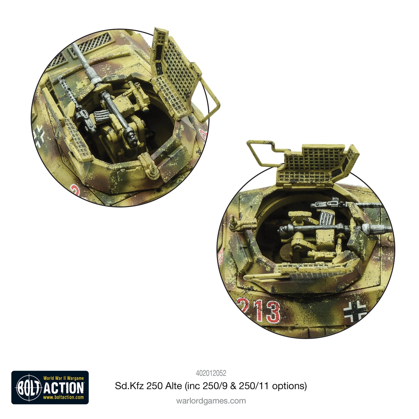 Bolt Action: Sd.Kfz 250 Alte (inc 250/9 & 250/11 Options)