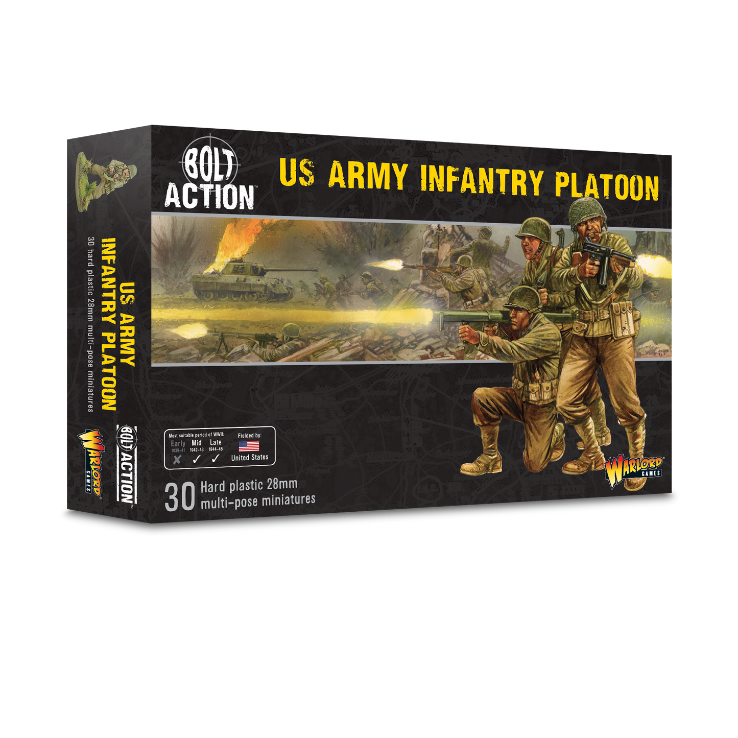 Bolt Action:  US Army Infantry Platoon - WW2 American GIs