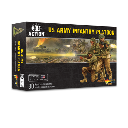 Bolt Action:  US Army Infantry Platoon - WW2 American GIs