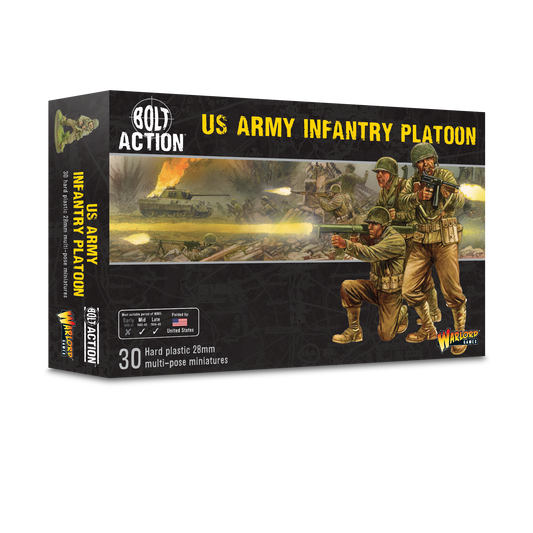 Bolt Action:  US Army Infantry Platoon - WW2 American GIs