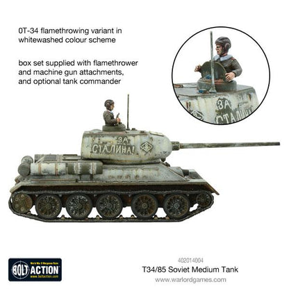 Bolt Action: T34/85 Medium Tank