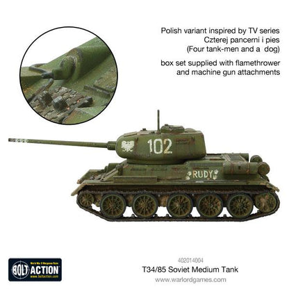 Bolt Action: T34/85 Medium Tank