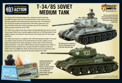 Bolt Action: T34/85 Medium Tank