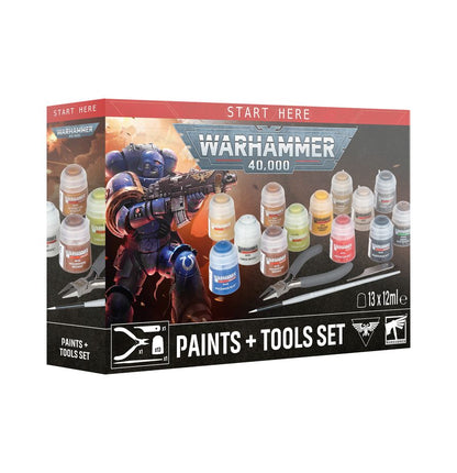 Warhammer 40k: Paints & Tools Set