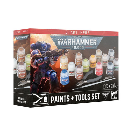 Warhammer 40k: Paints & Tools Set