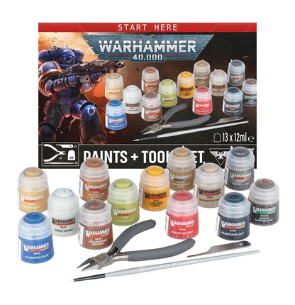Warhammer 40k: Paints & Tools Set