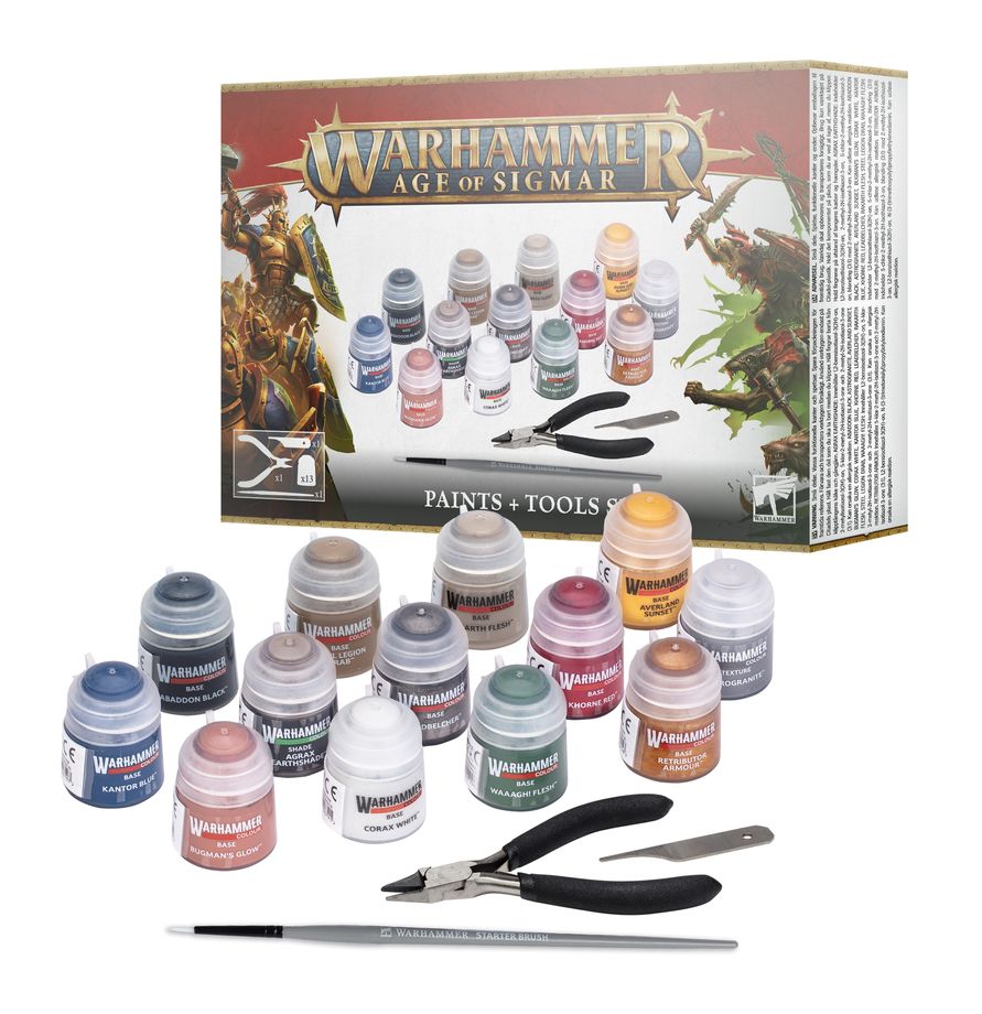 Warhammer Age of Sigmar: Paint + Tools