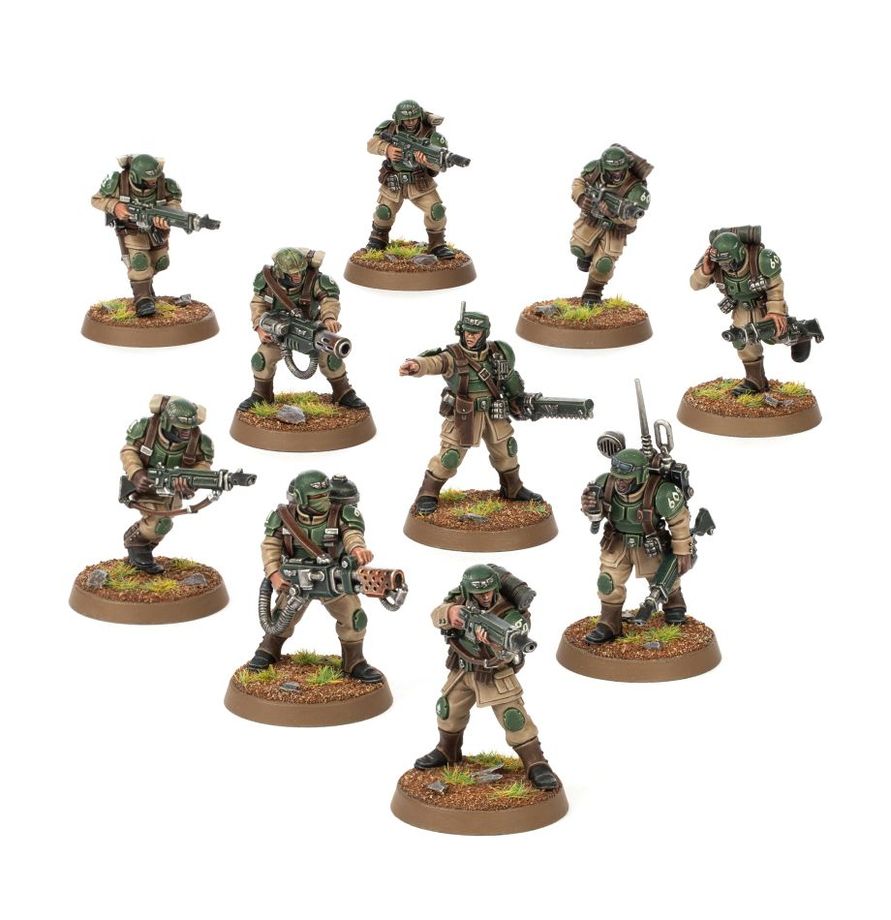 Warhammer 40k: Astra Militarum - Cadian Shock Troops