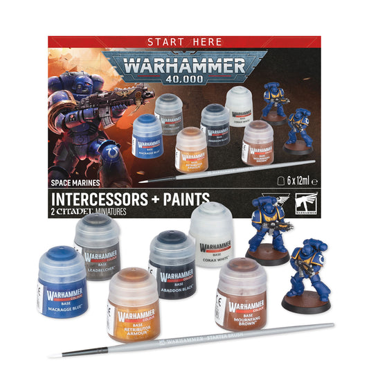 Warhammer 40k: Space Marine - Intercessors + Paints