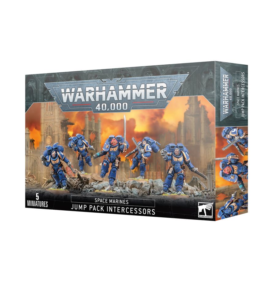 Warhammer 40k: Space Marines - Intercessors With Jump Packs