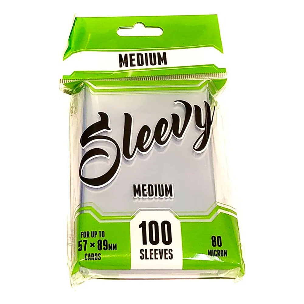 Sleevy MEDIUM - Clear (100 sleeves for 57x89 mm cards)