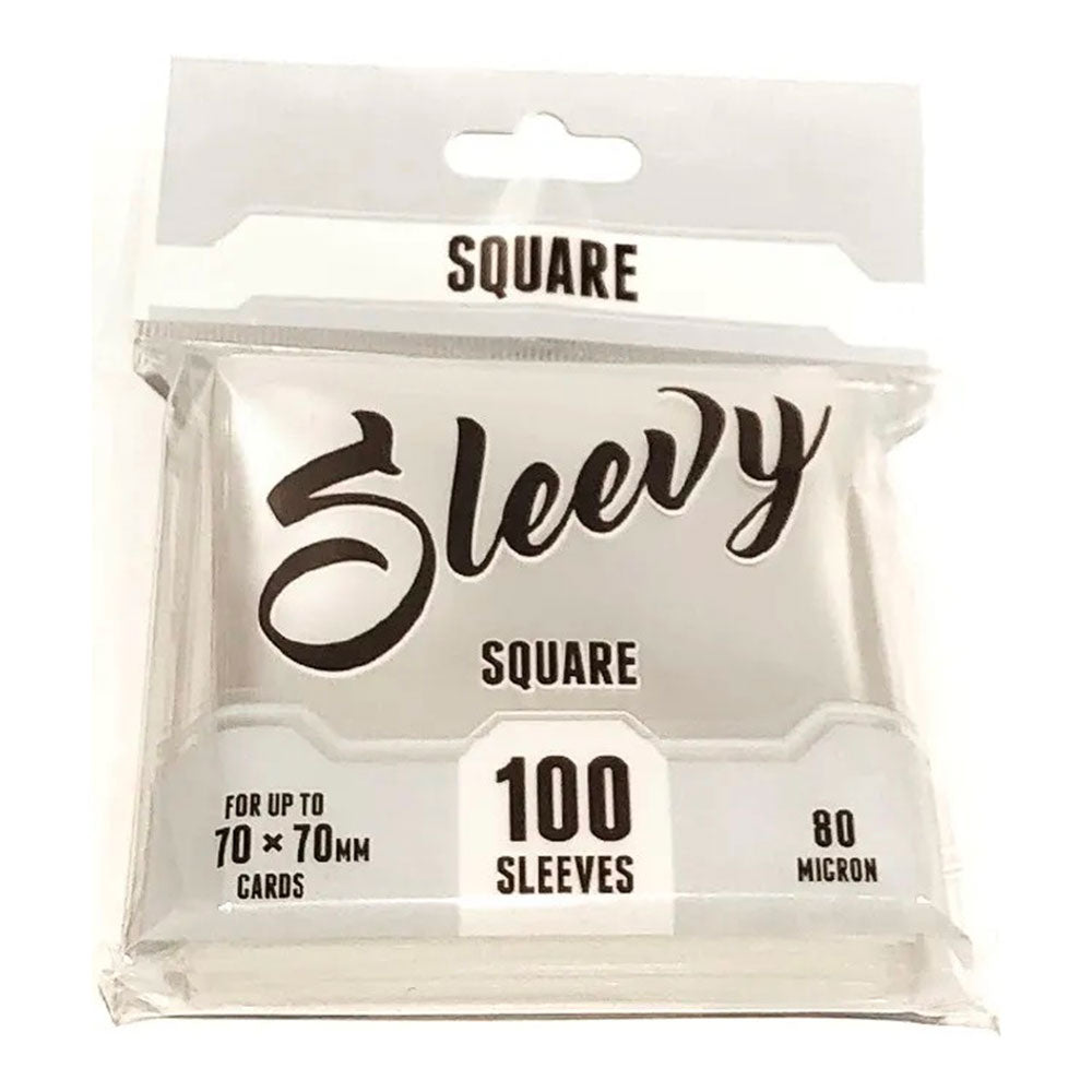 Sleevy SQUARE - Clear (100 sleeves for 70x70 mm cards)