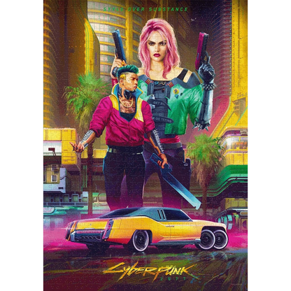 Cyberpunk 2077 - Kitsch Style (1000 brikker)