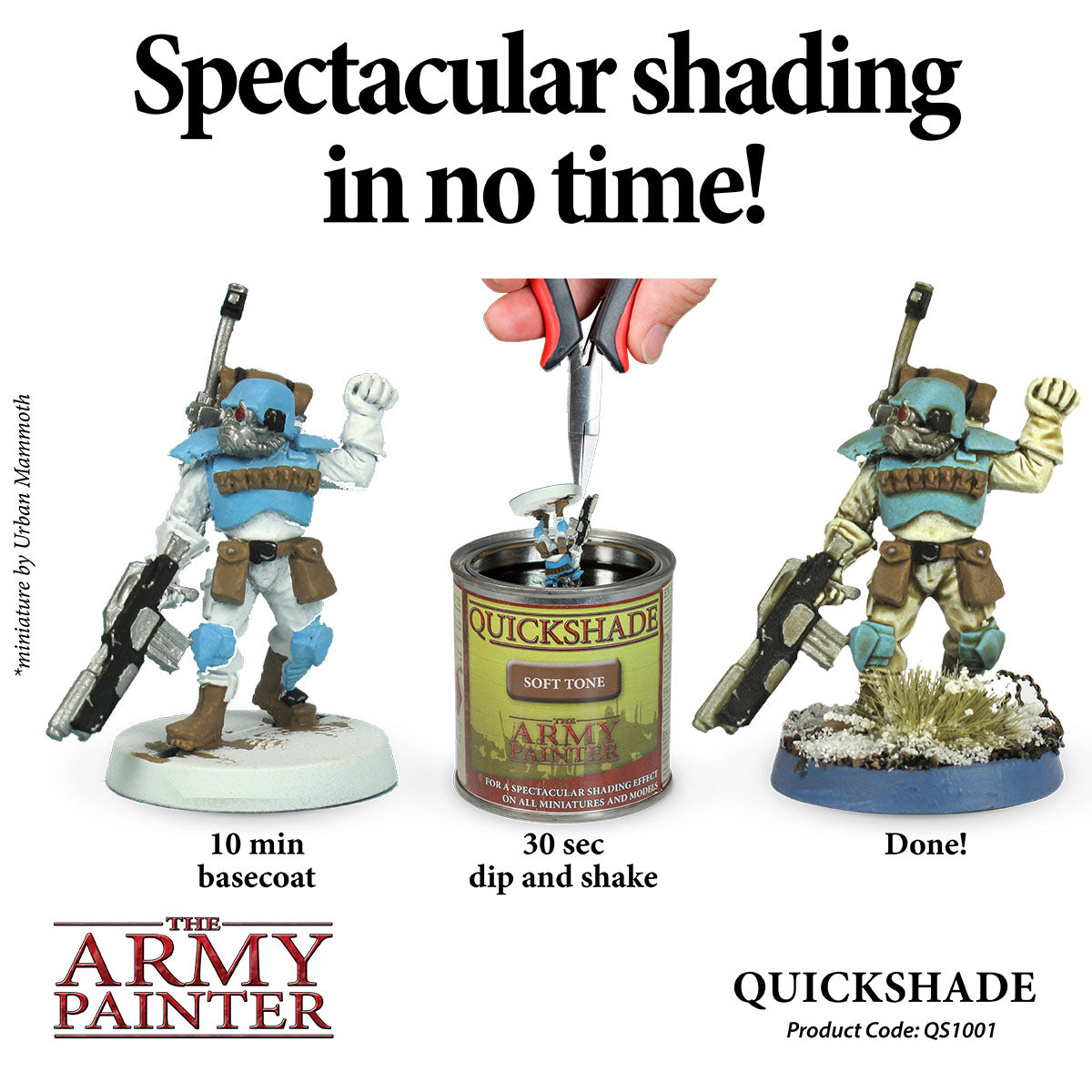 The Army Painter Quickshade Dip Soft Tone QS1001