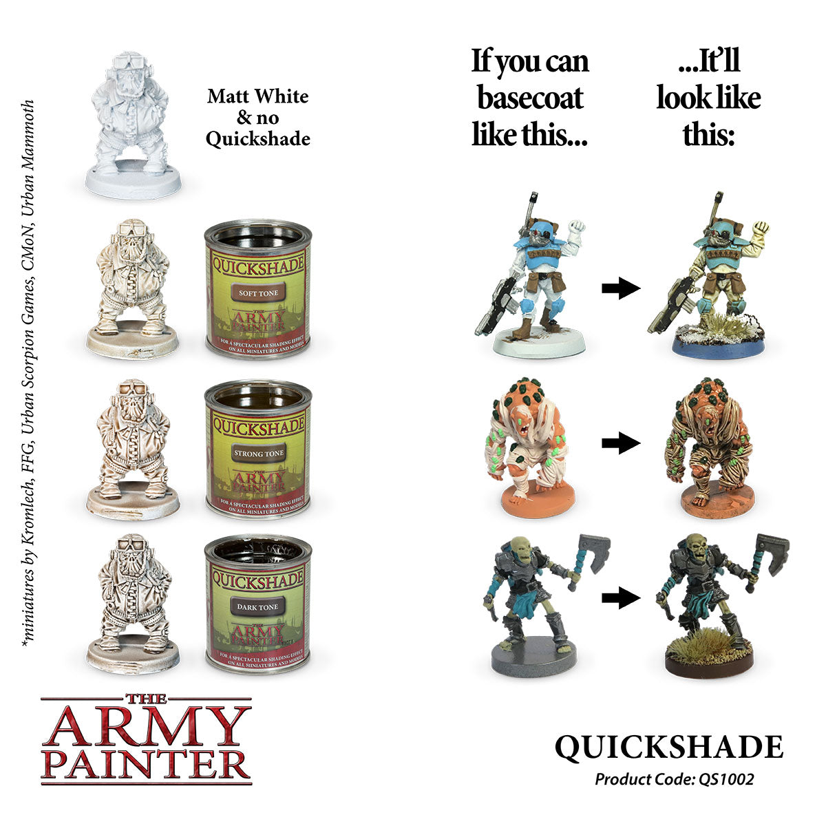 The Army Painter Quickshade Dip Strong Tone QS1002