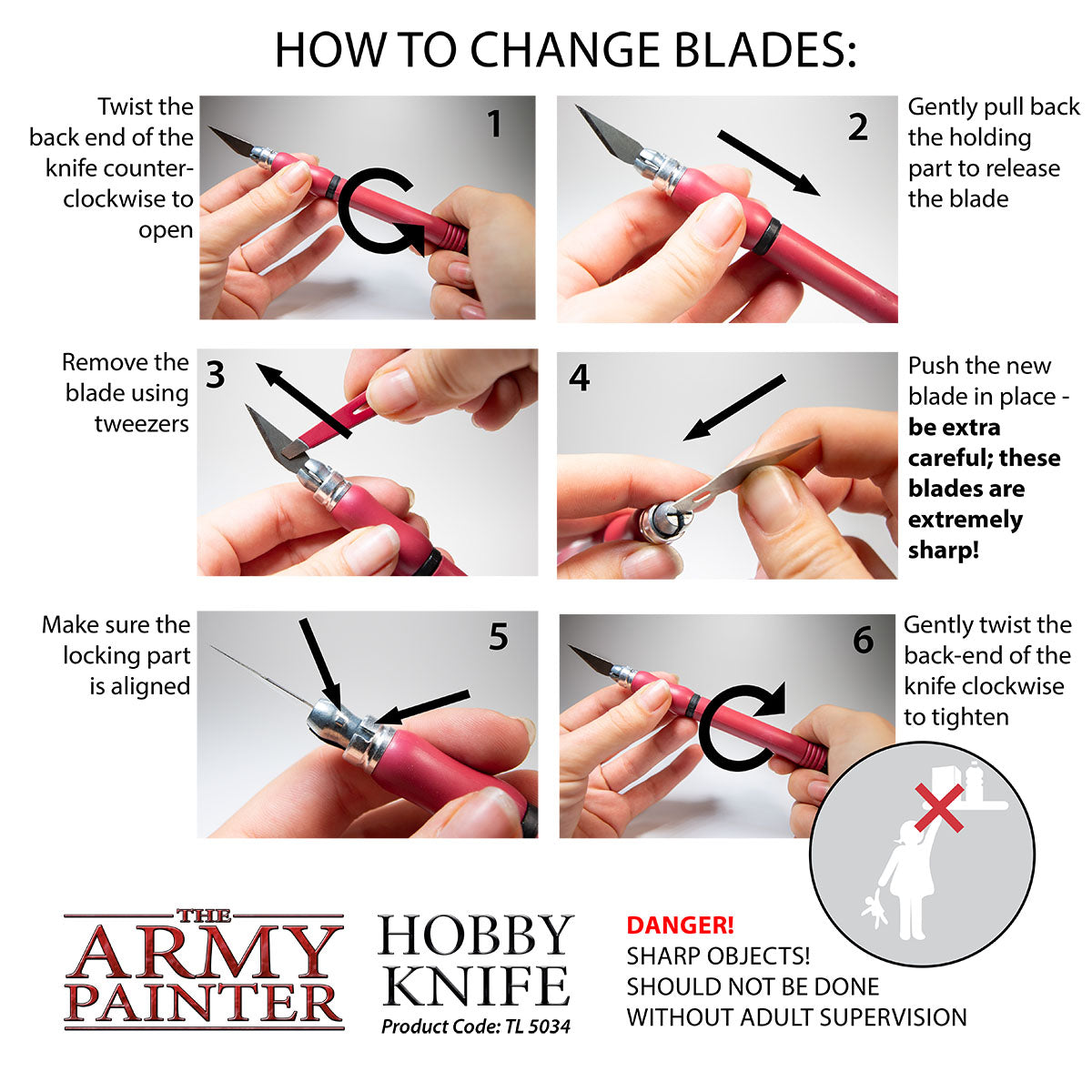 The Army Painter Hobbykniv TL5034