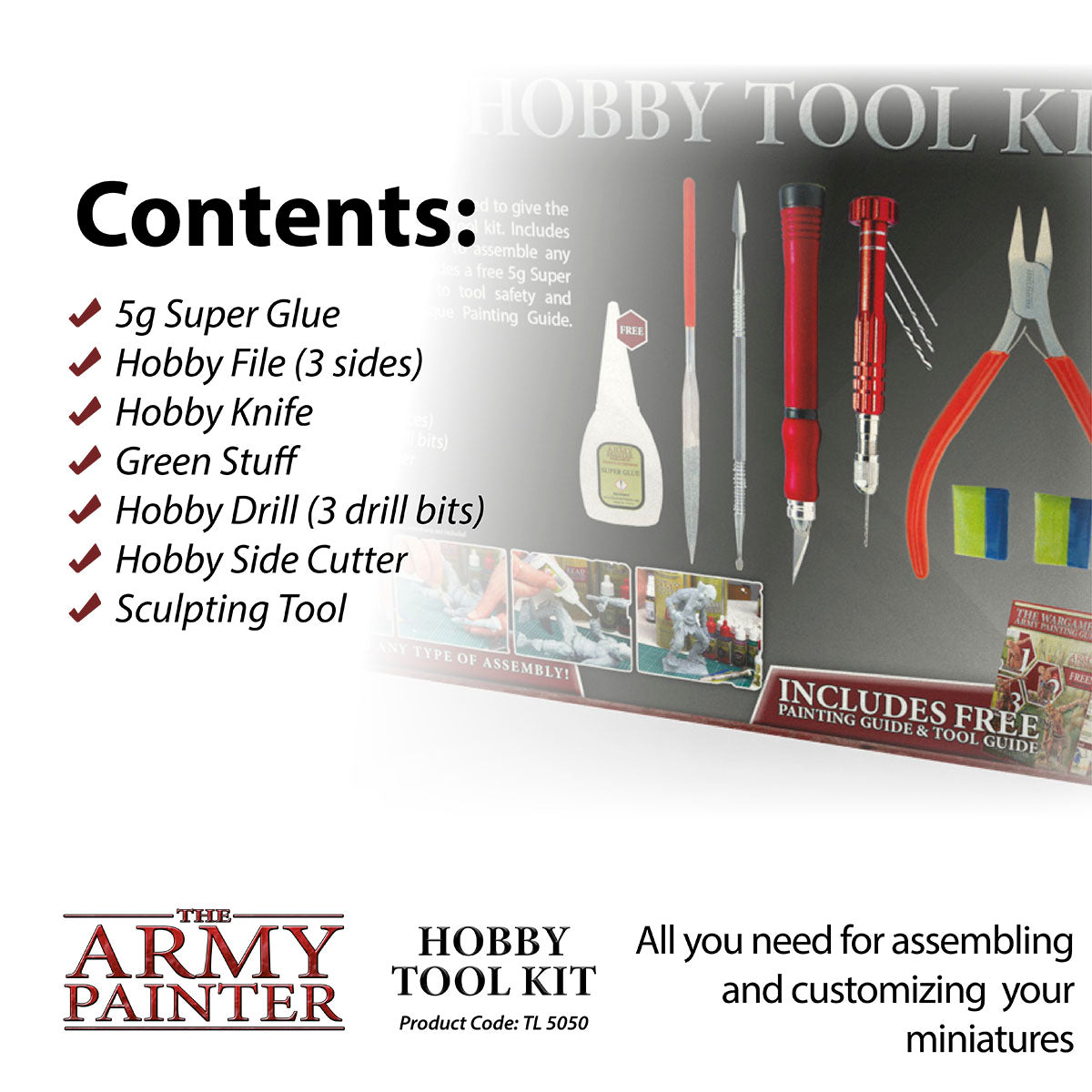 The Army Painter Hobby værktøjsæt TL5050