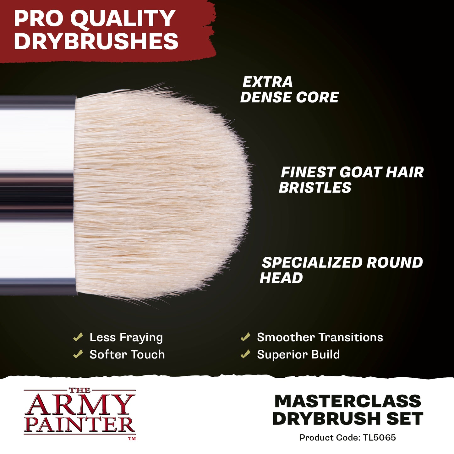 The Army Painter Masterclass Drybrush Set TL5065