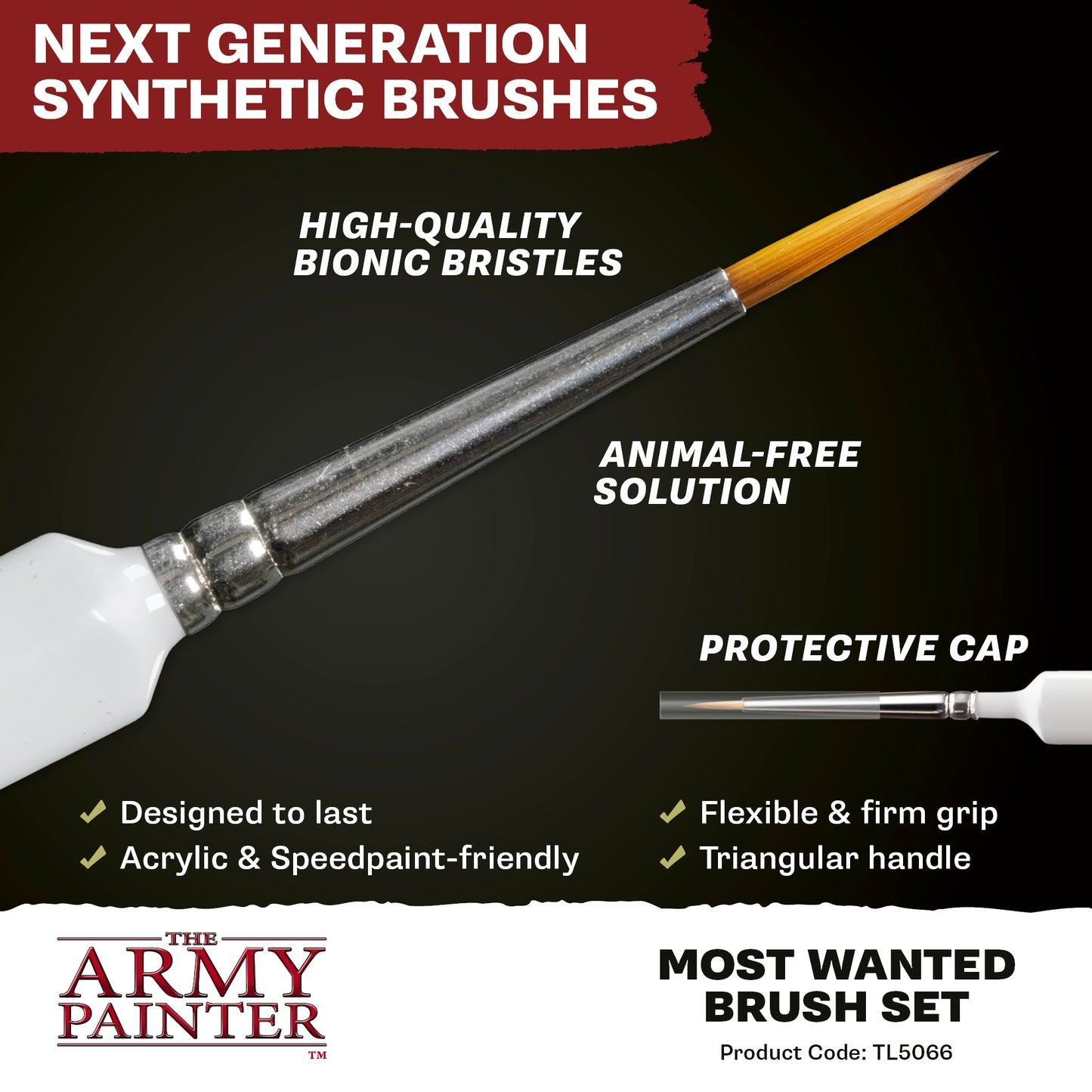 The Army Painter Most Wanted Brush Set TL5066