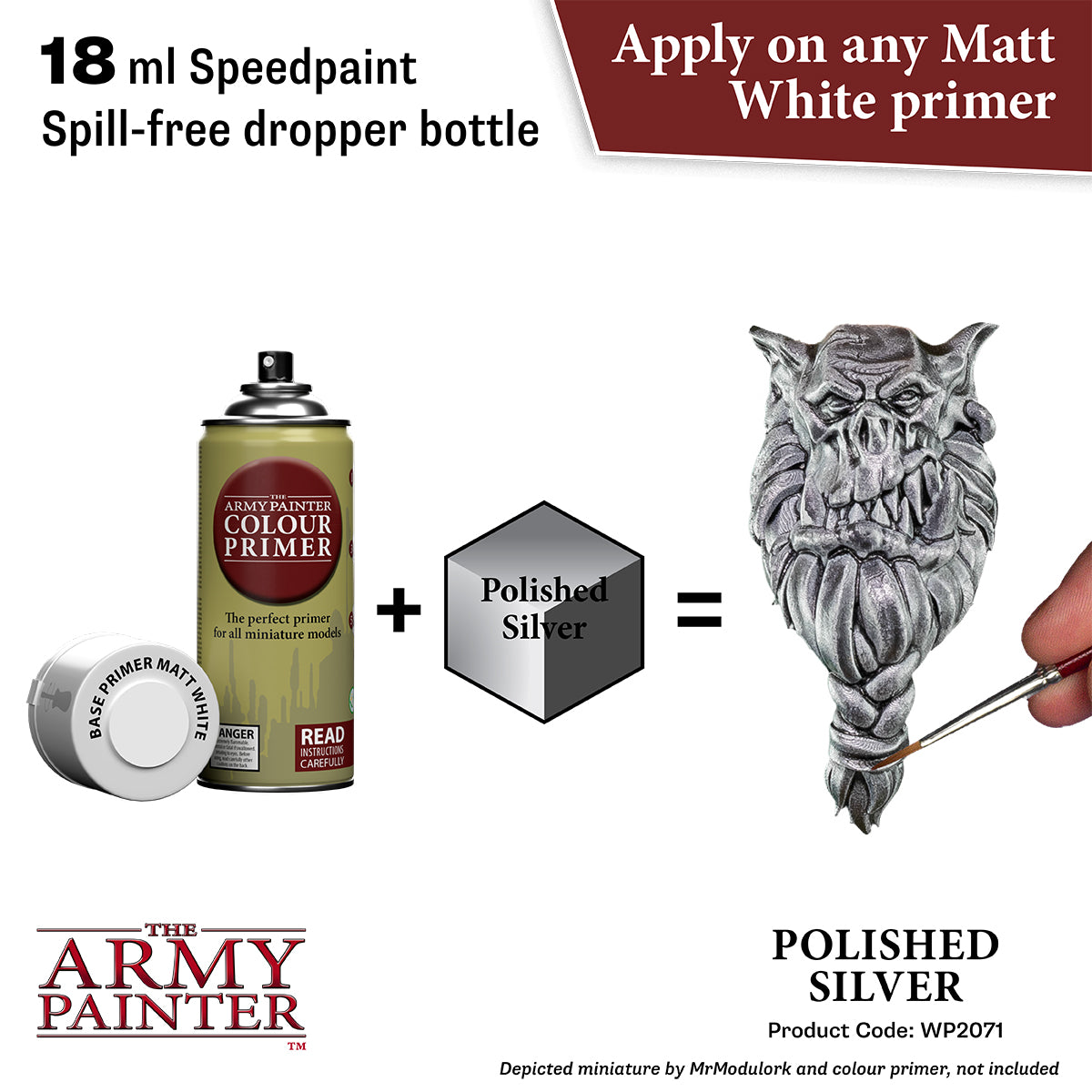 The Army Painter Speedpaint: Polished Silver WP2071