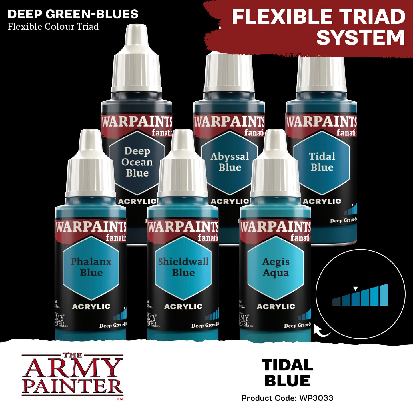 Warpaints Fanatic: Tidal Blue WP3033
