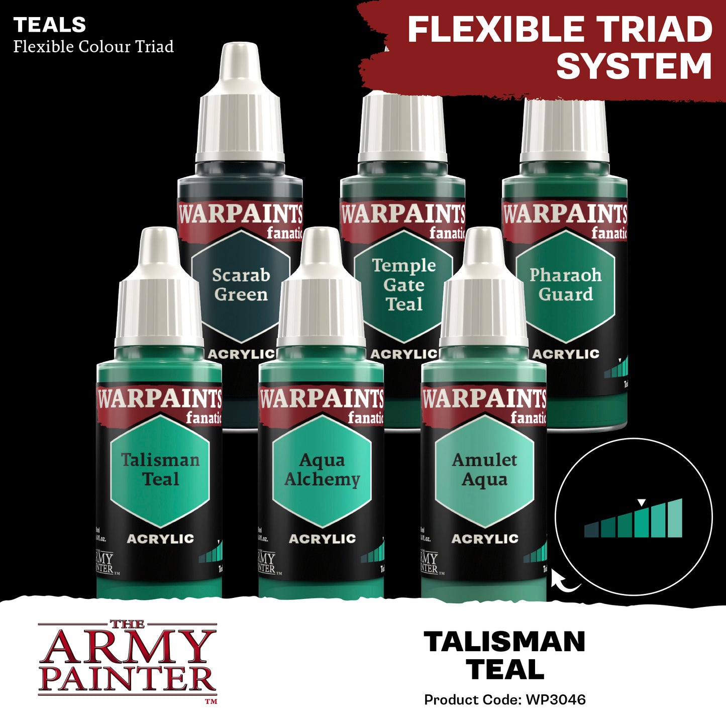Warpaints Fanatic: Talisman Teal WP3046