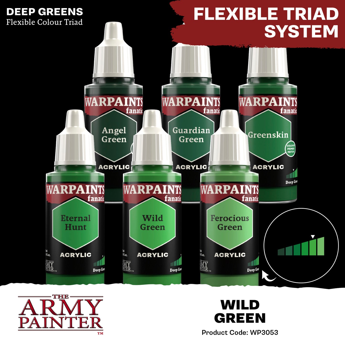Warpaints Fanatic: Wild Green WP3053