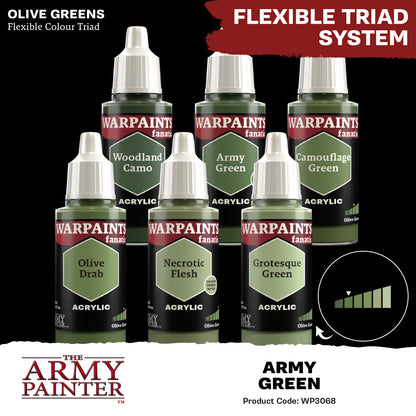 Warpaints Fanatic: Army Green WP3068