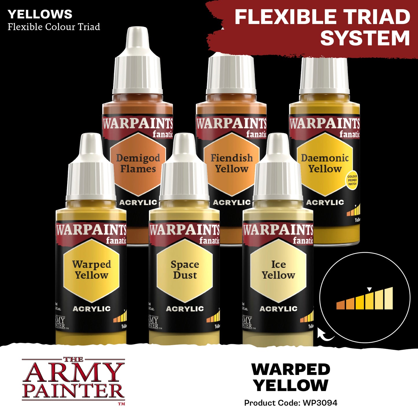Warpaints Fanatic: Warped Yellow WP3094P