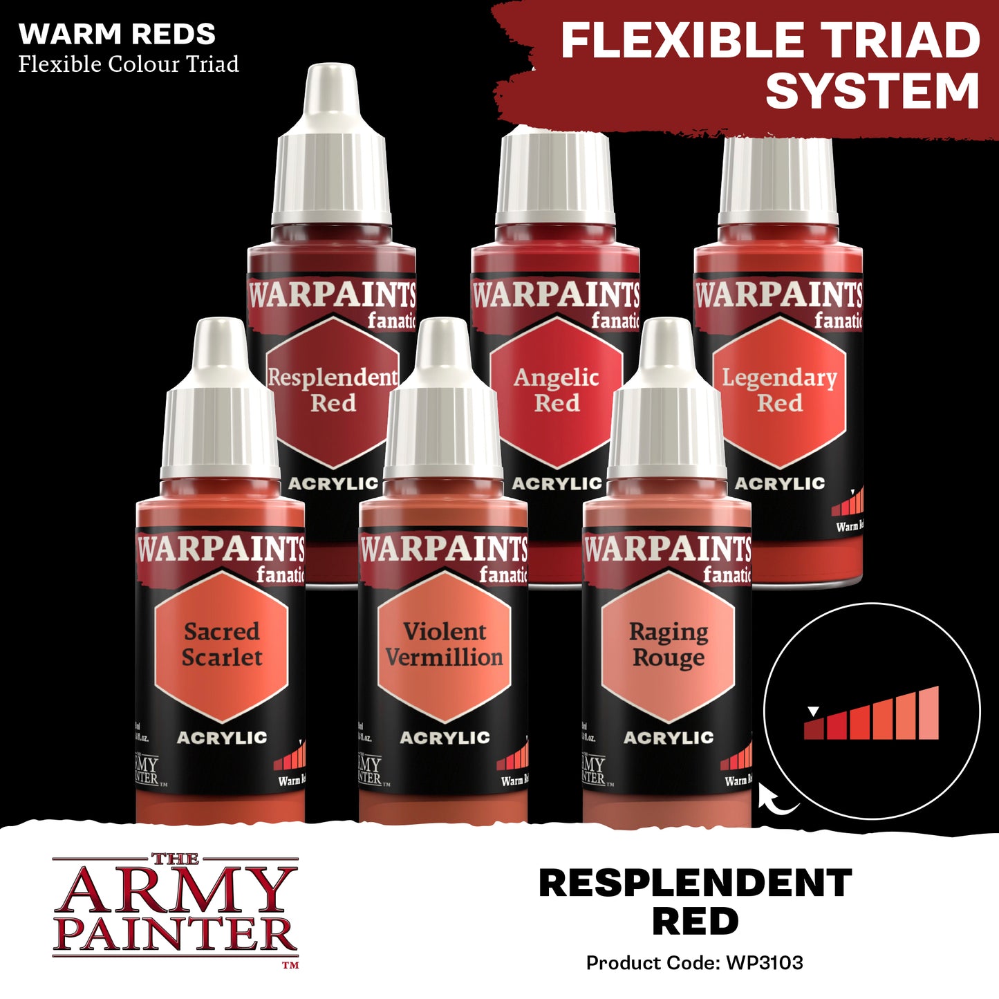 Warpaints Fanatic: Resplendent Red WP3103P