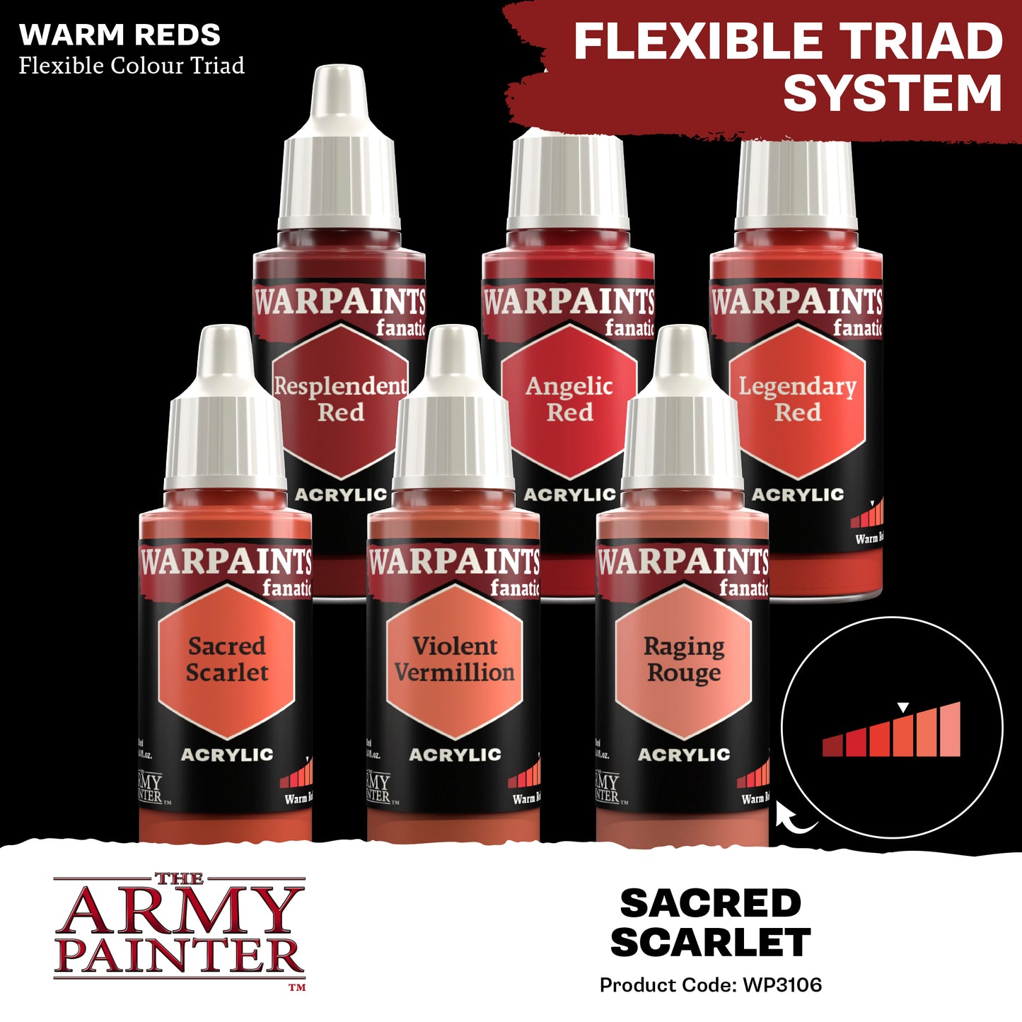 Warpaints Fanatic: Sacred Scarlet WP3106P