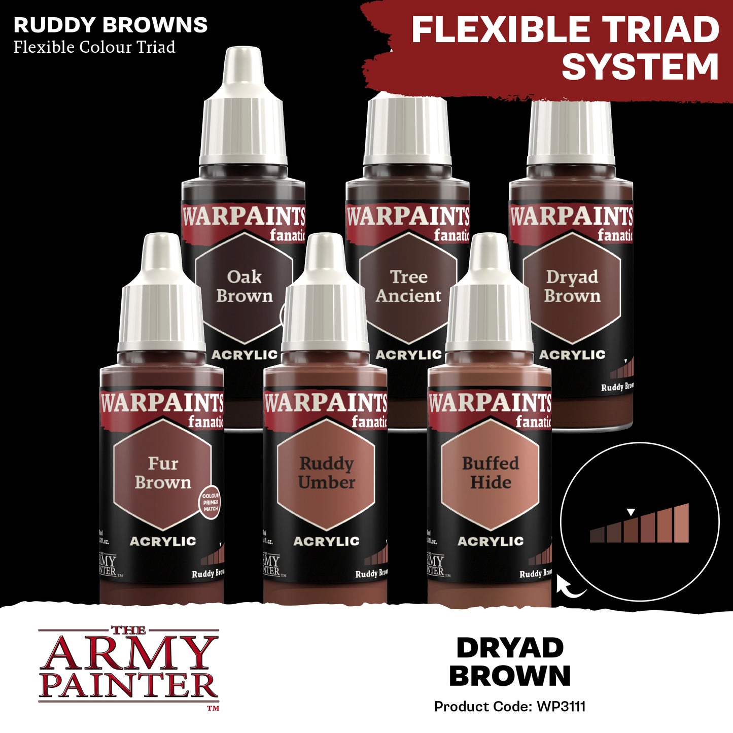 Warpaints Fanatic: Dryad Brown WP3111P