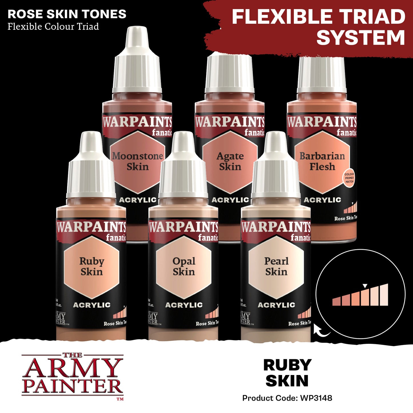 Warpaints Fanatic: Ruby Skin WP3148P