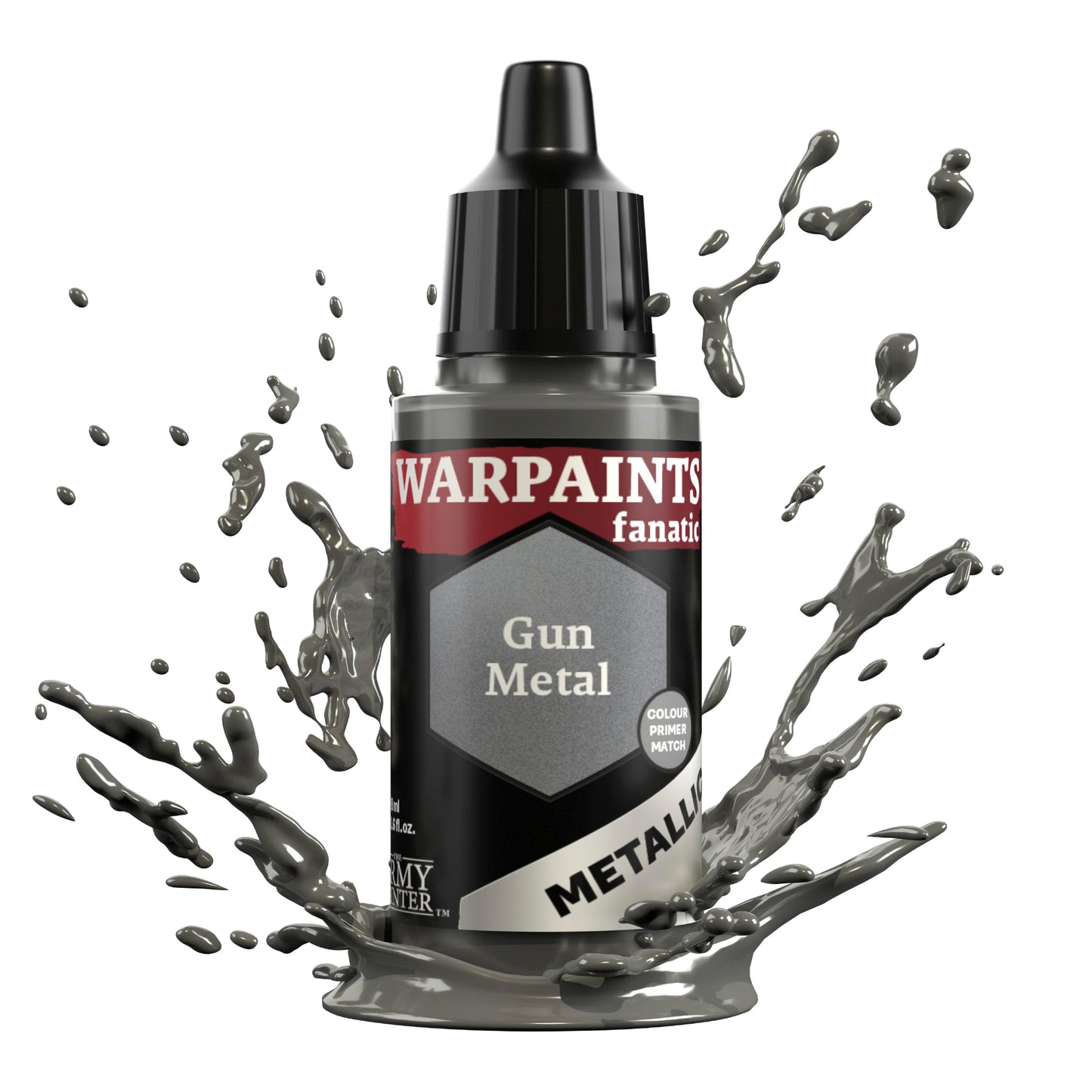 Warpaints Fanatic Metallic: Gun Metal WP3193P