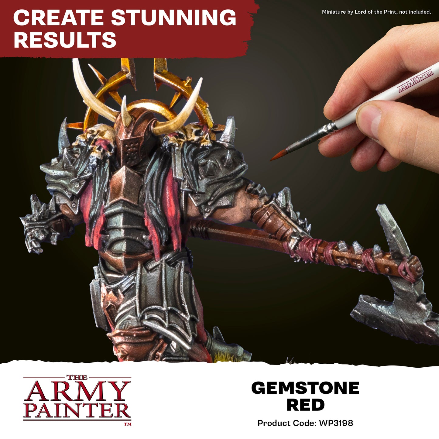 Warpaints Fanatic Metallic: Gemstone Red WP3198P