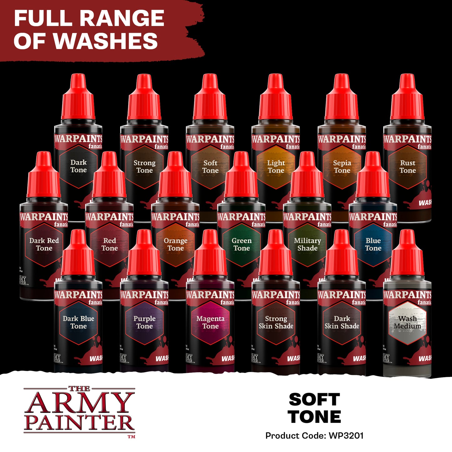 Warpaints Fanatic Wash: Soft Tone WP3201P