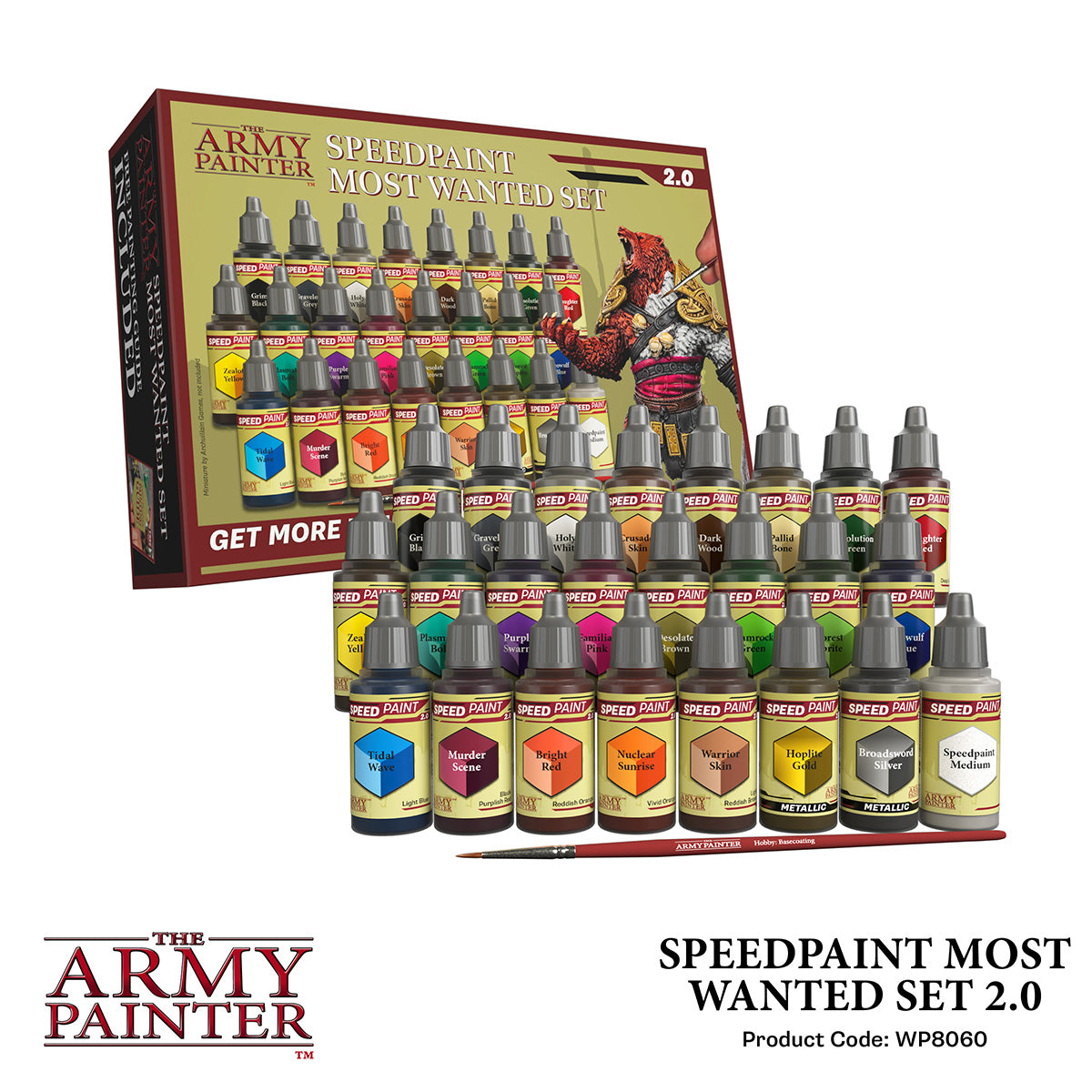 The Army Painter Speedpaint Most Wanted Set 2.0 WP8060
