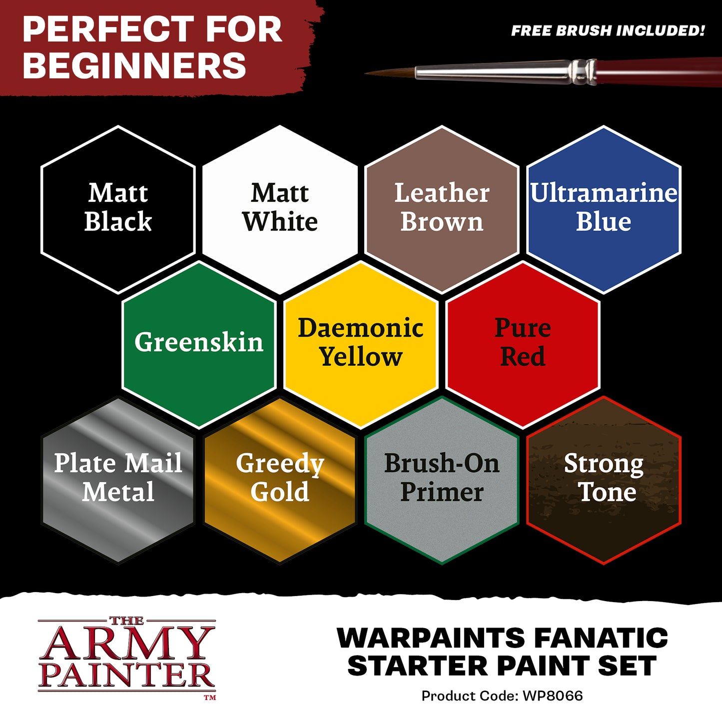 The Army Painter Warpaints Fanatic: Starter Set WP8066P