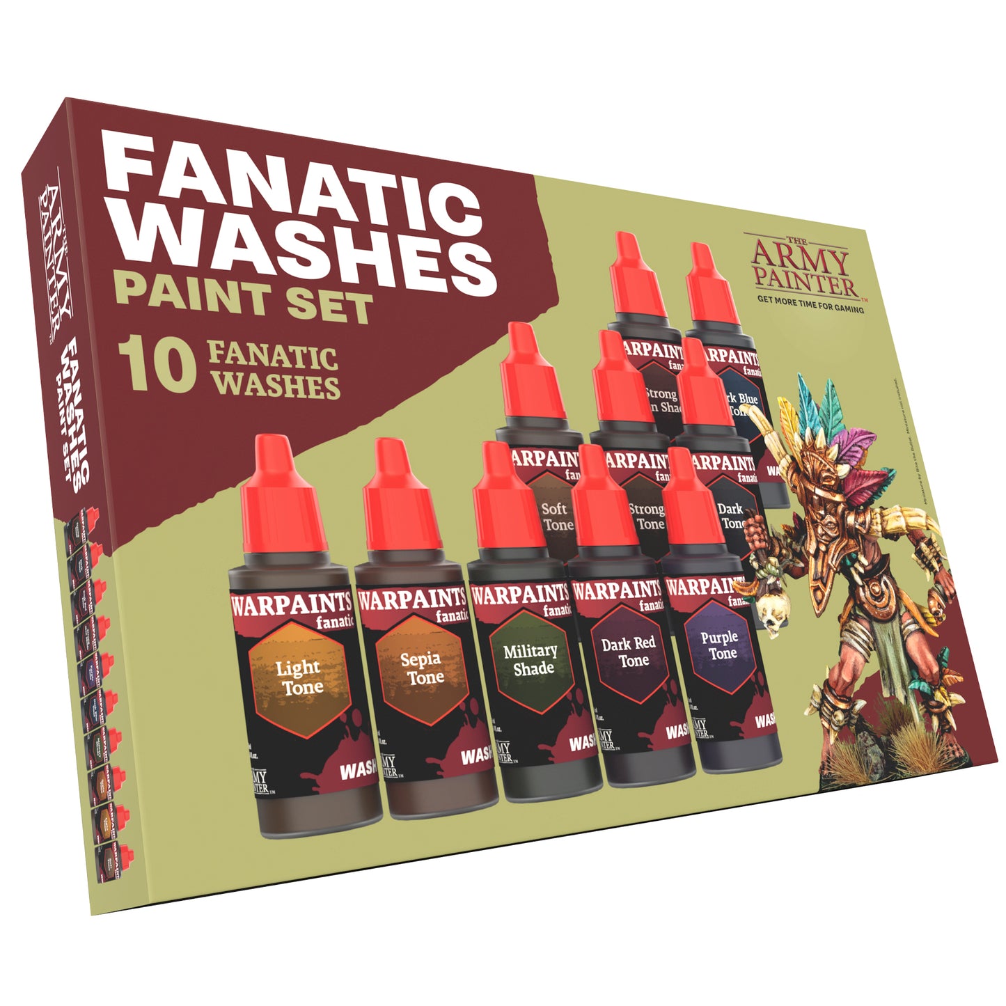The Army Painter Warpaints Fanatic: Washes Paint Set WP8068P