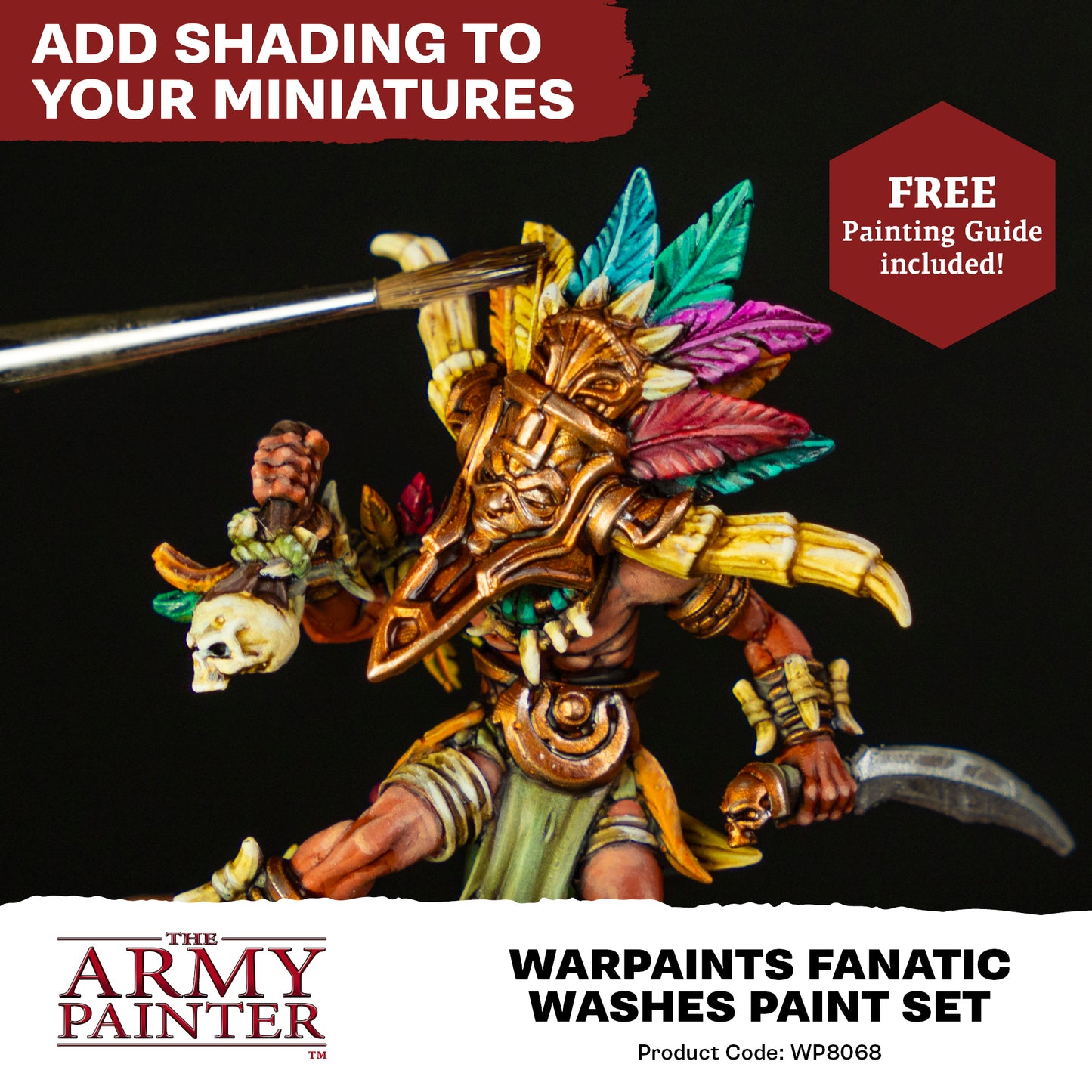The Army Painter Warpaints Fanatic: Washes Paint Set WP8068P