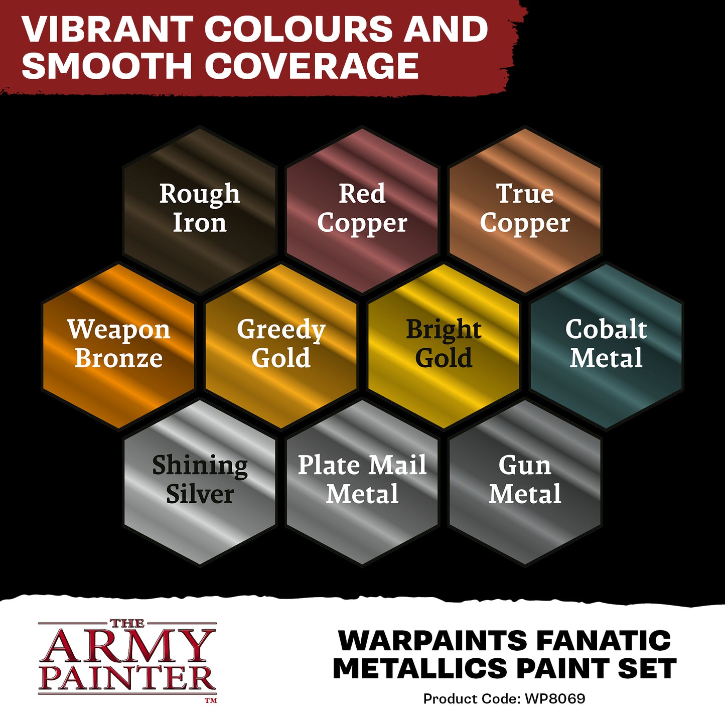 The Army Painter Warpaints Fanatic: Metallics Set WP8069P