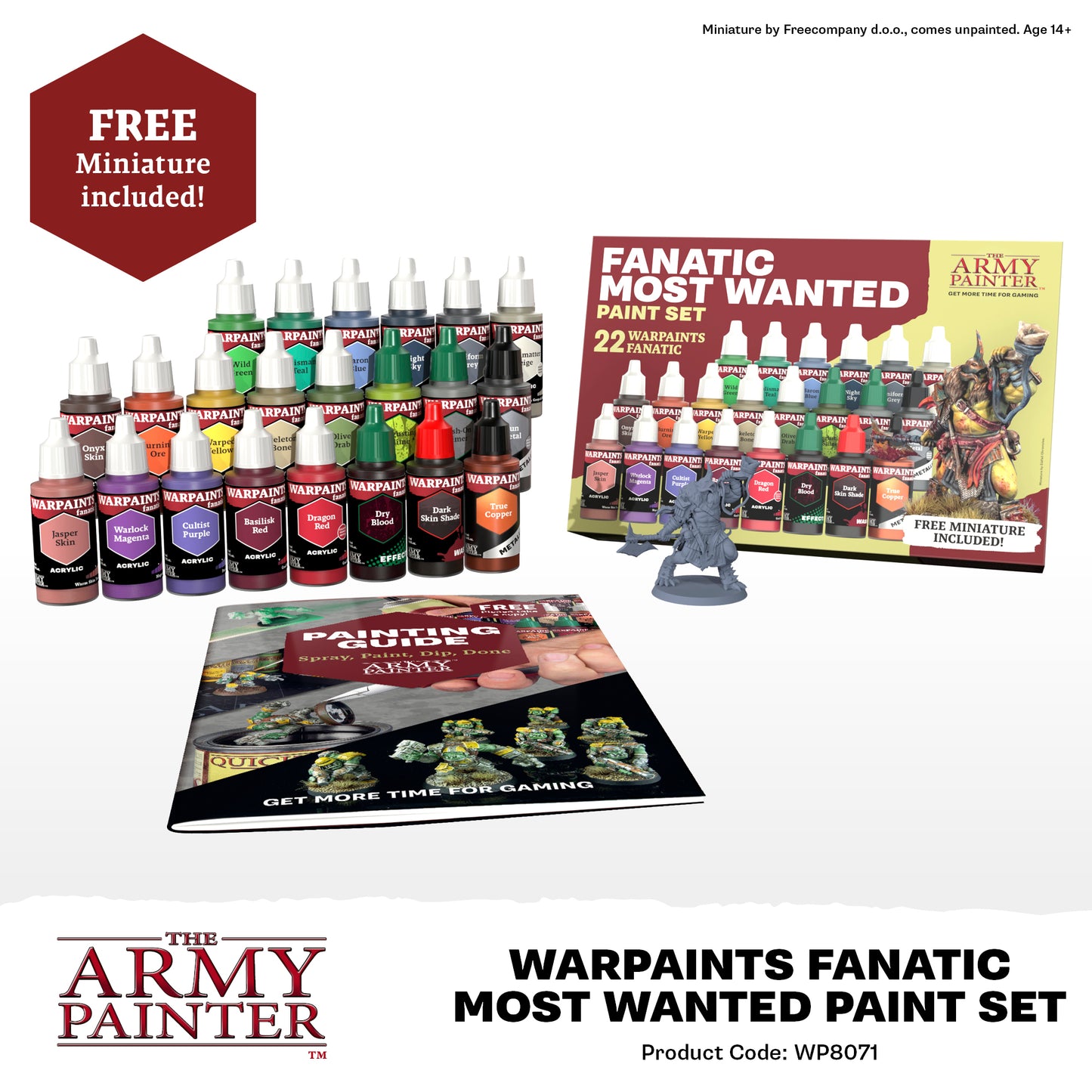 The Army Painter Warpaints Fanatic: Most Wanted WP8071P