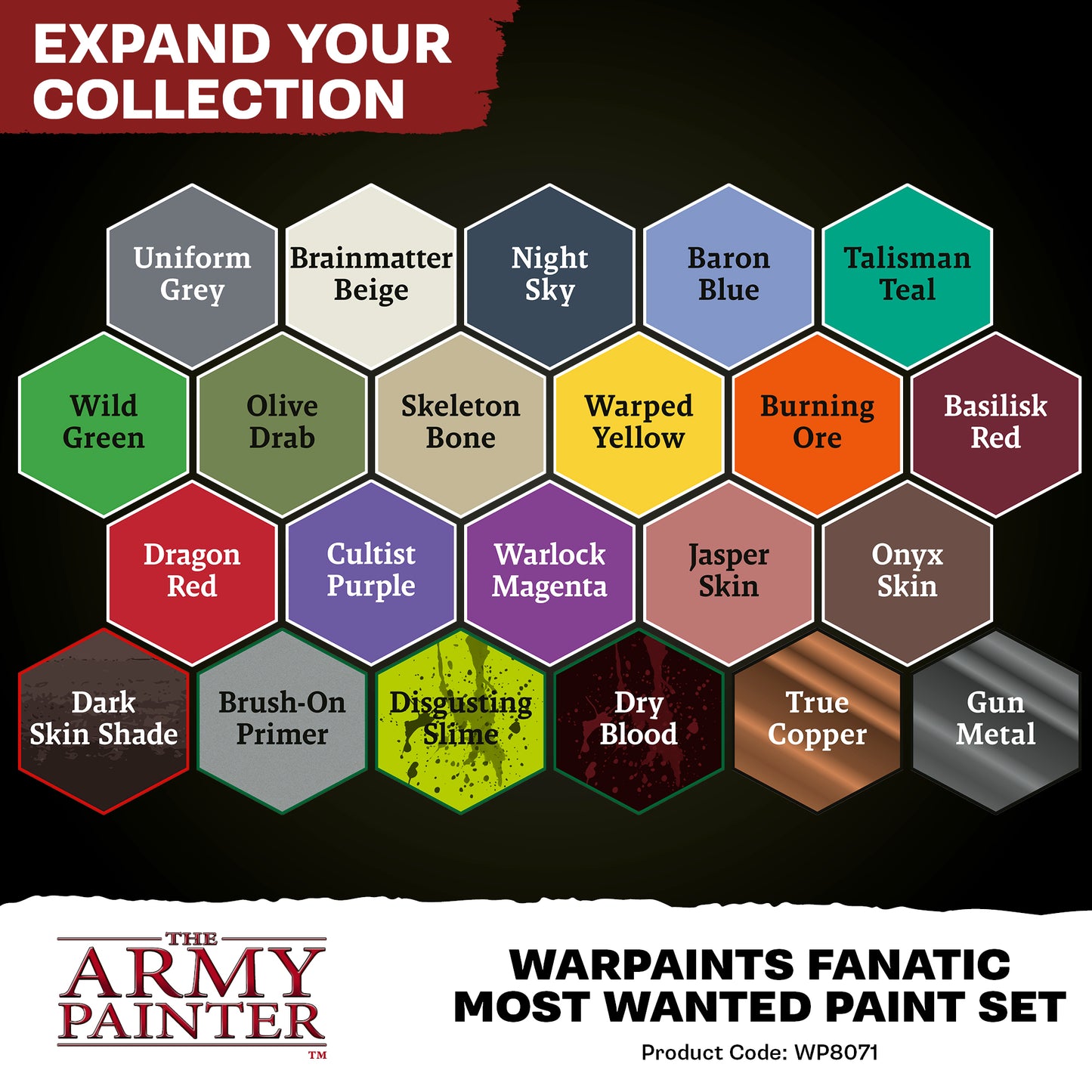 The Army Painter Warpaints Fanatic: Most Wanted WP8071P