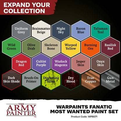 The Army Painter Warpaints Fanatic: Most Wanted WP8071P